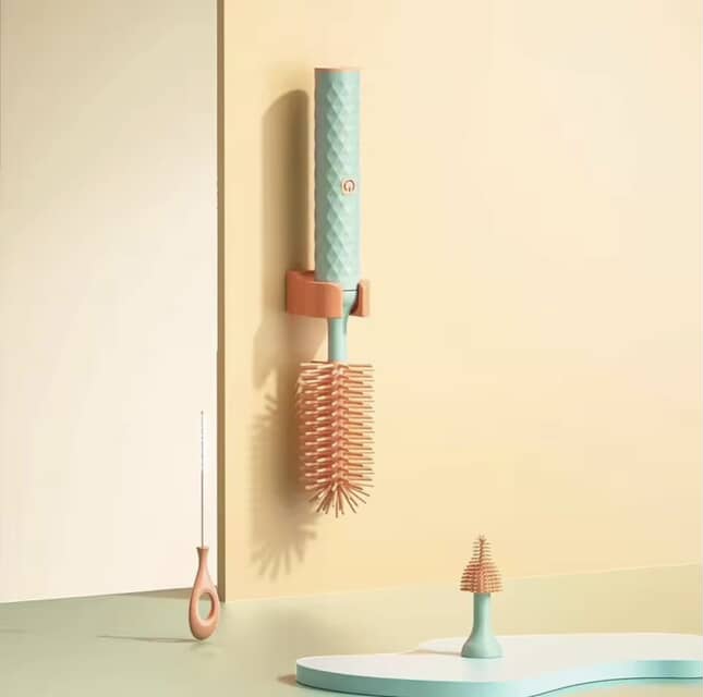 Baby Bottle Brush 360 Degree Rotating