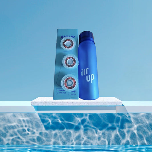 New Air up water bottle (650ml) with - 3x flavoured cherry and Apple pods