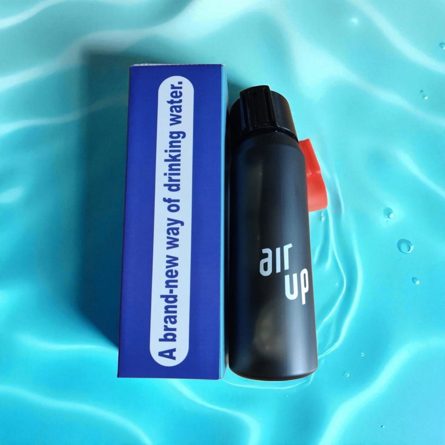 New Air up water bottle (650ml) with - 3x flavoured cherry and Apple pods